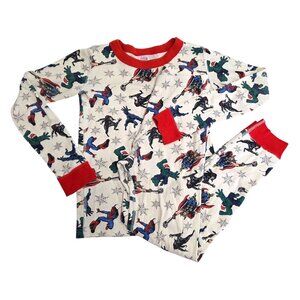 Marvel Hanna Andersson Kids Pajama Set US 8 Spiderman Organic Cotton  3849